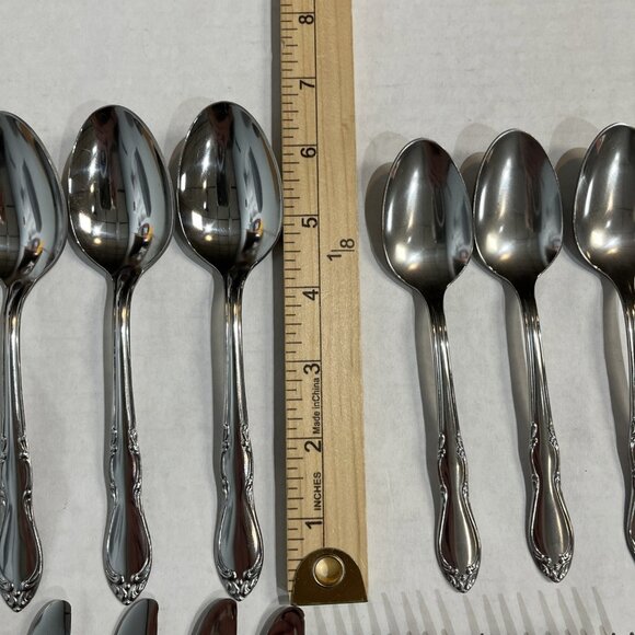 Rogers Stainless By Oneida Homestead 16‎ PC Set 4 Ea Place Setting - Picture 16 of 16